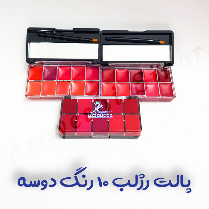 پالت رژلب 10 رنگ دوسه