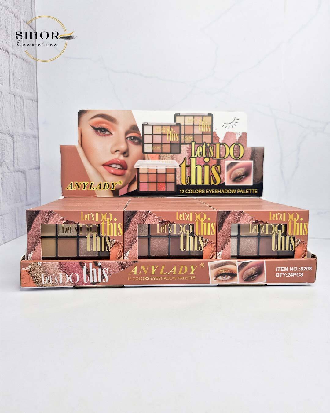  پالت سایه چشم 12 رنگ آنی لیدی 