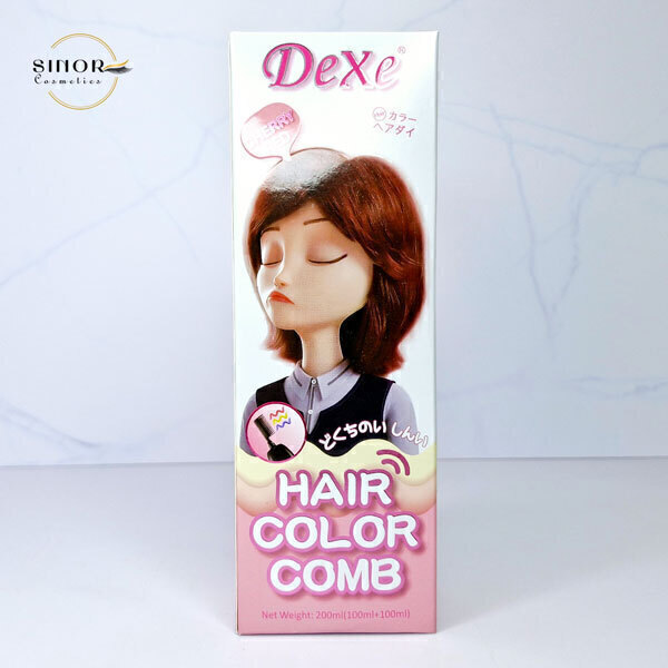  شامپو رنگ دکسی - رنگ شرابی (آلبالویی) 