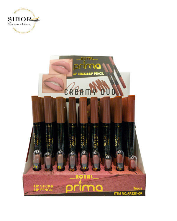  رژلب و خط لب دو طرفه رویال پریما 