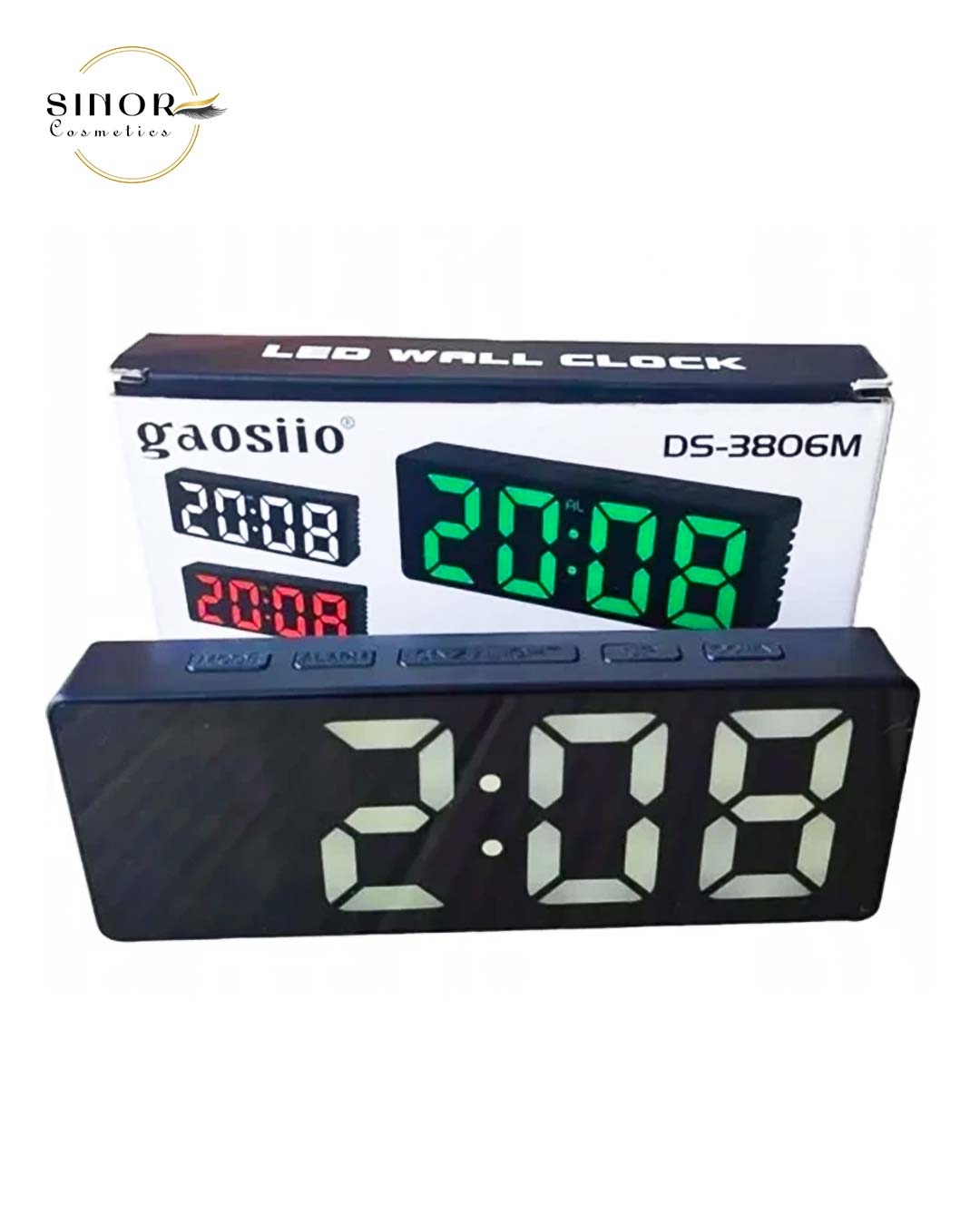  ساعت رومیزی gaosiio مدل DS-3806 رنگ سفید 