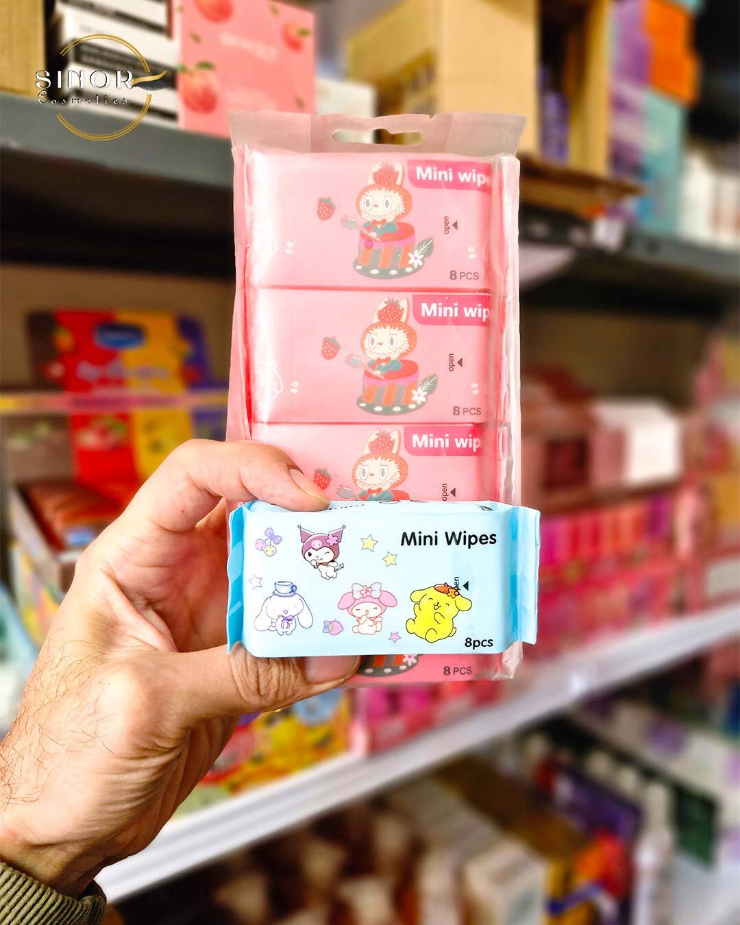  دستمال مرطوب مینی 8 برگی 