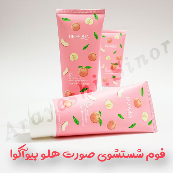 فوم شستشوی صورت هلو بیوآکوا 100g
