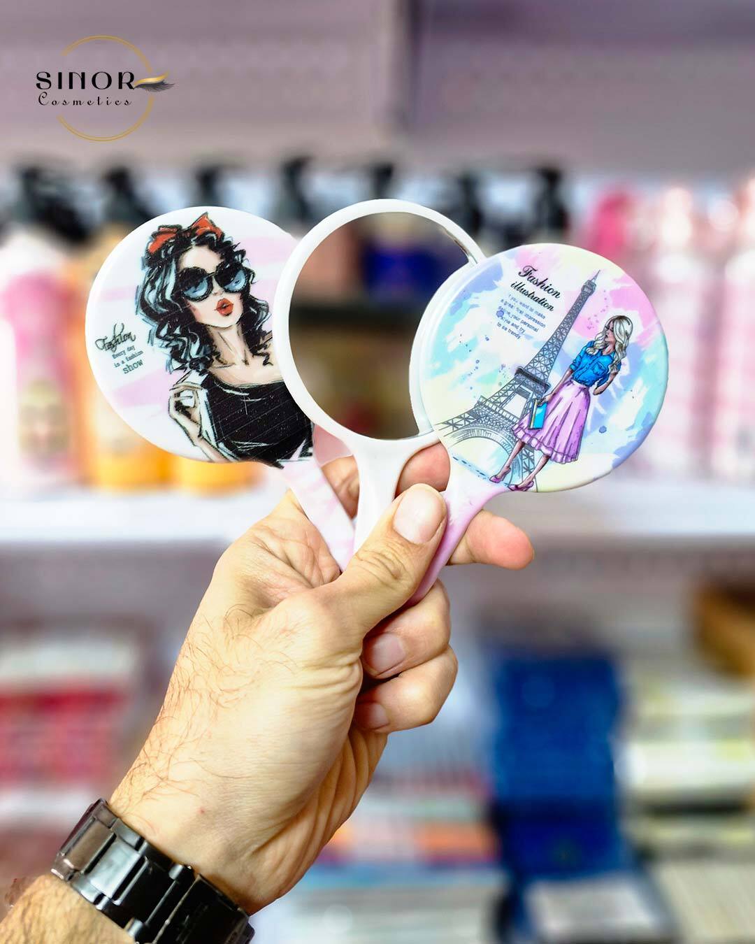  آینه دسته دار 