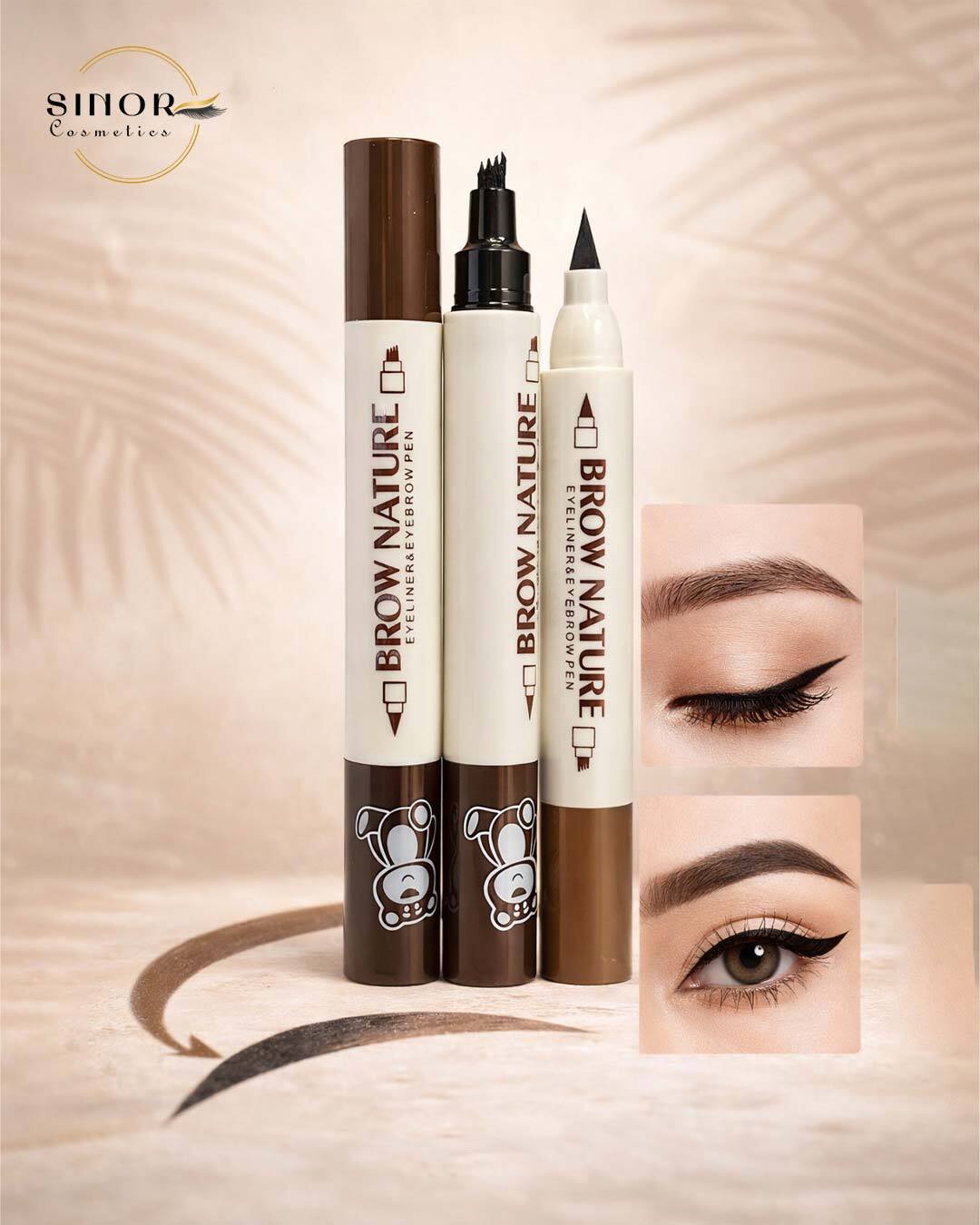  خط چشم و هاشور ابرو دوطرفه 