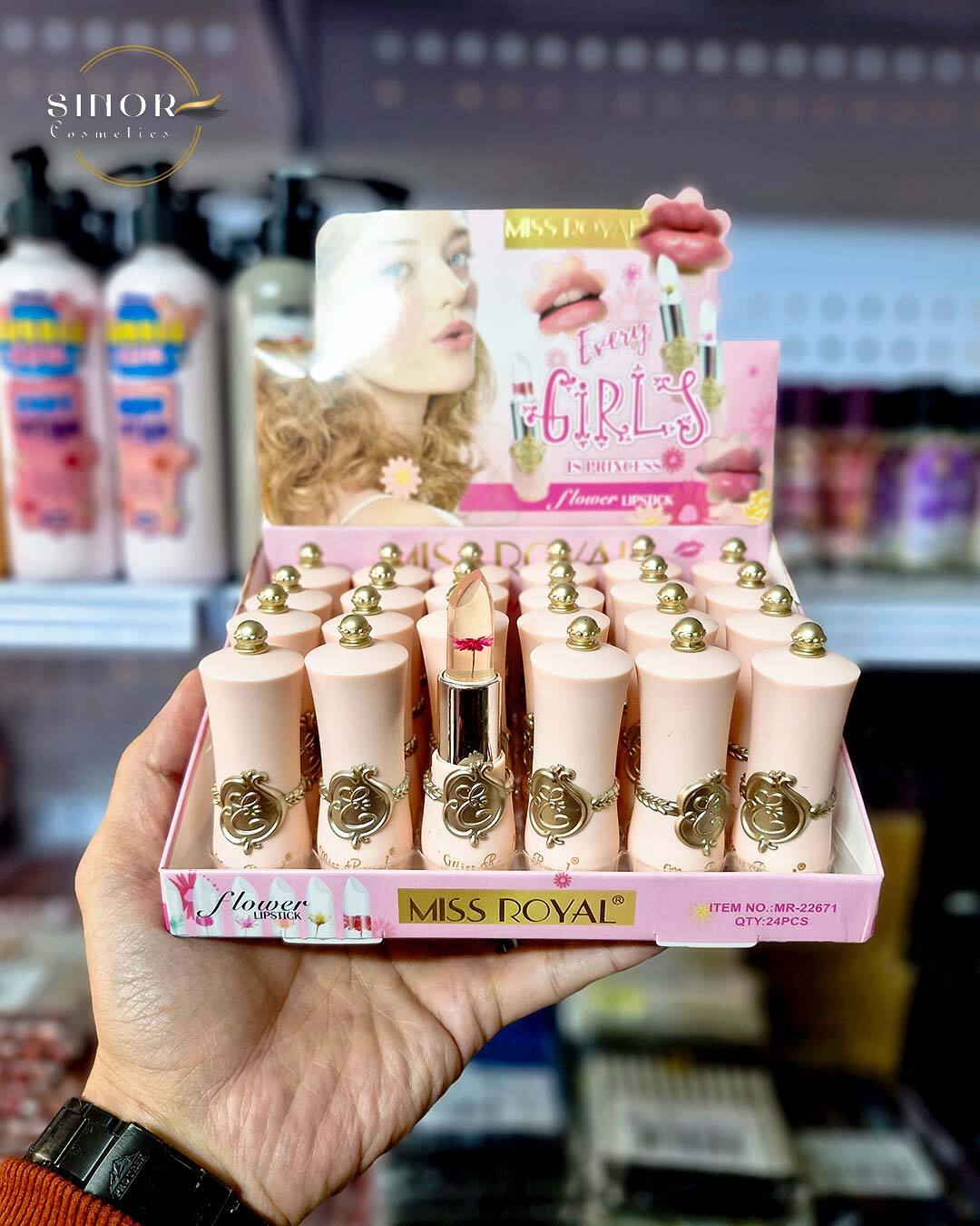  بالم لب با اثر حرارتی و رنگ صورتی ملایم 