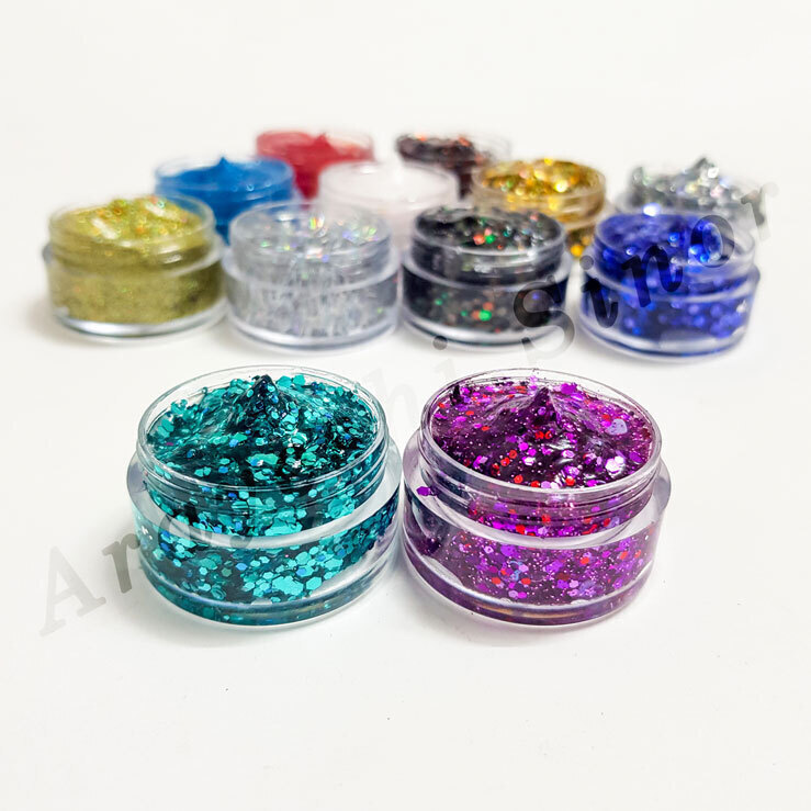  سایه صورت گلیتری 