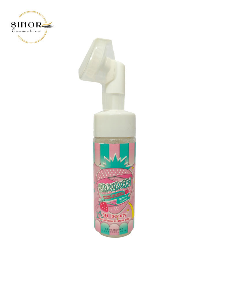  فوم براش دار توت فرنگی 3Qbeauty 