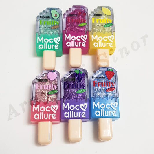  برق لب شاین دار طرح بستنی موکالور 