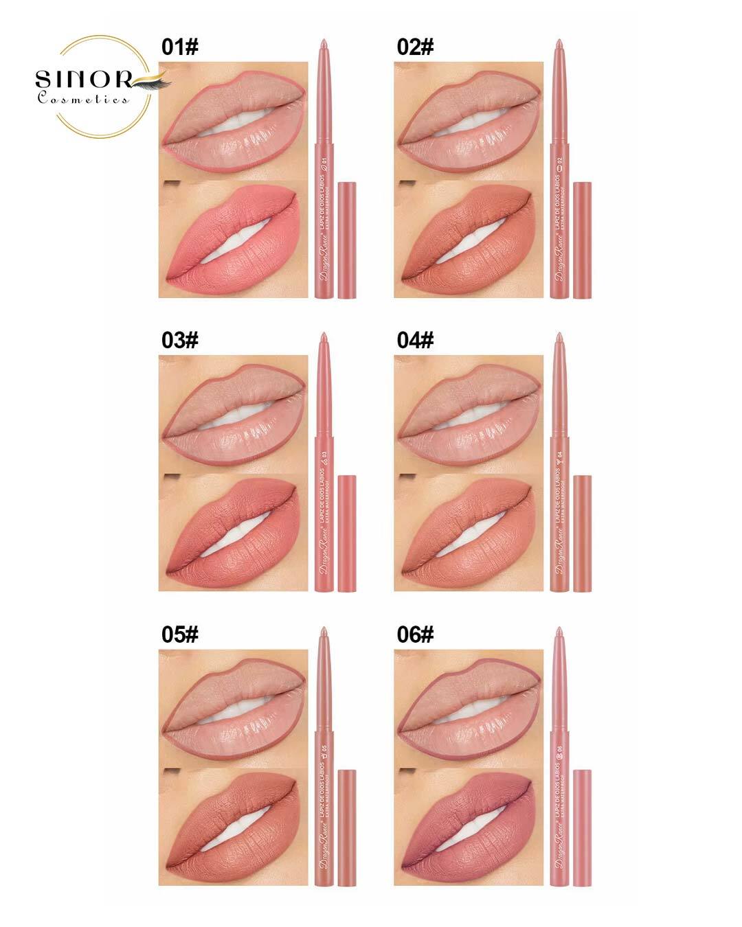  پک 12 عددی خط لب پیچی دراگون رانی 