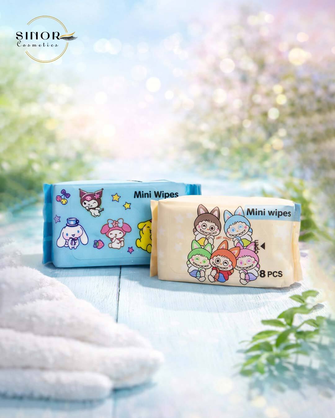  دستمال مرطوب جیبی 8 برگی 