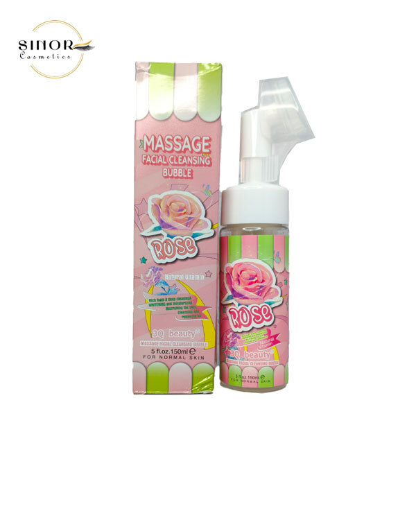 فوم براش دار گل رز 3Qbeauty