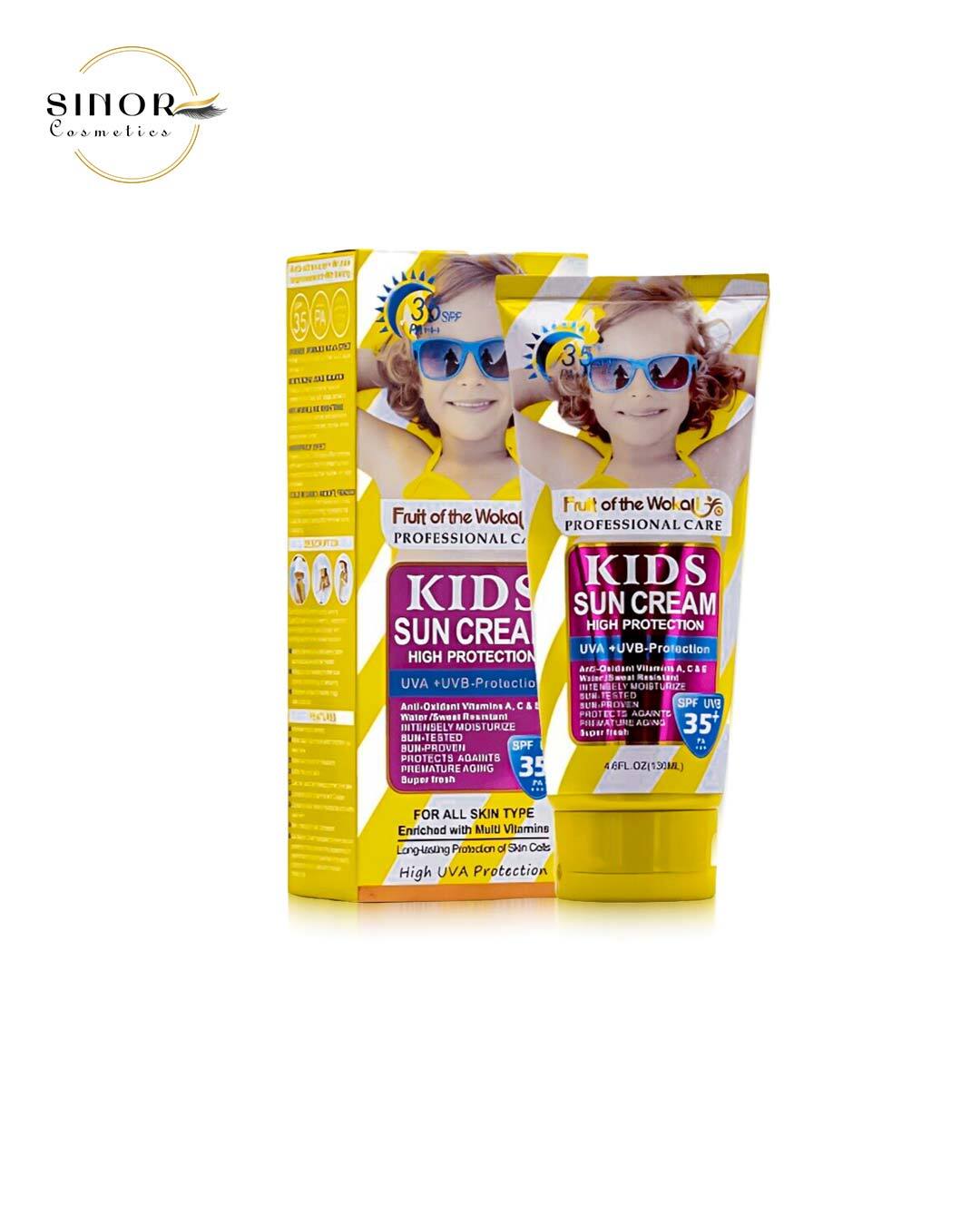 کرم ضدآفتاب بچگانه وکالی SPF35