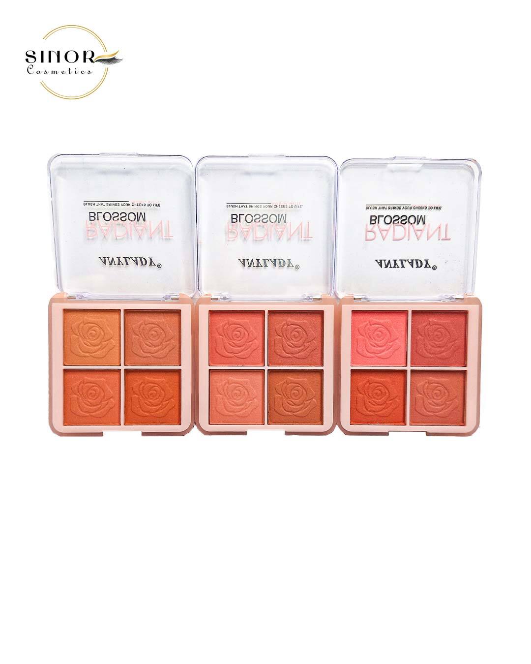 پالت رژگونه 4 رنگ