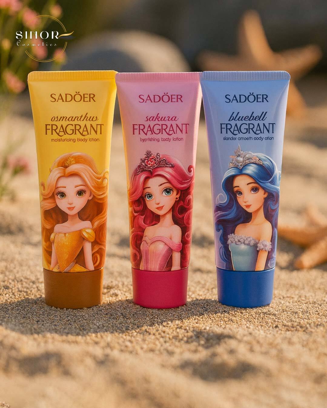  لوسیون بدن و آبرسان مدل عروسکی 