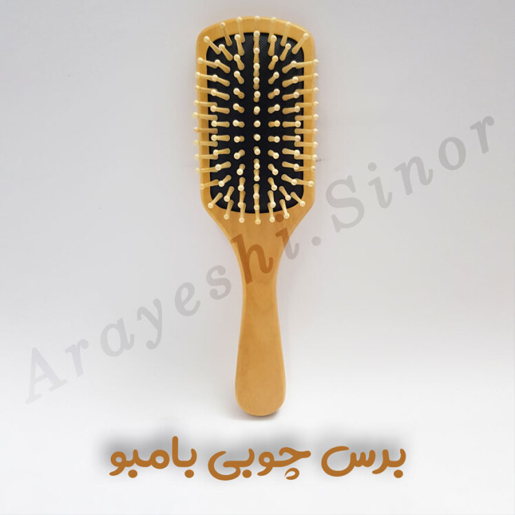 برس چوبی بامبو متوسط