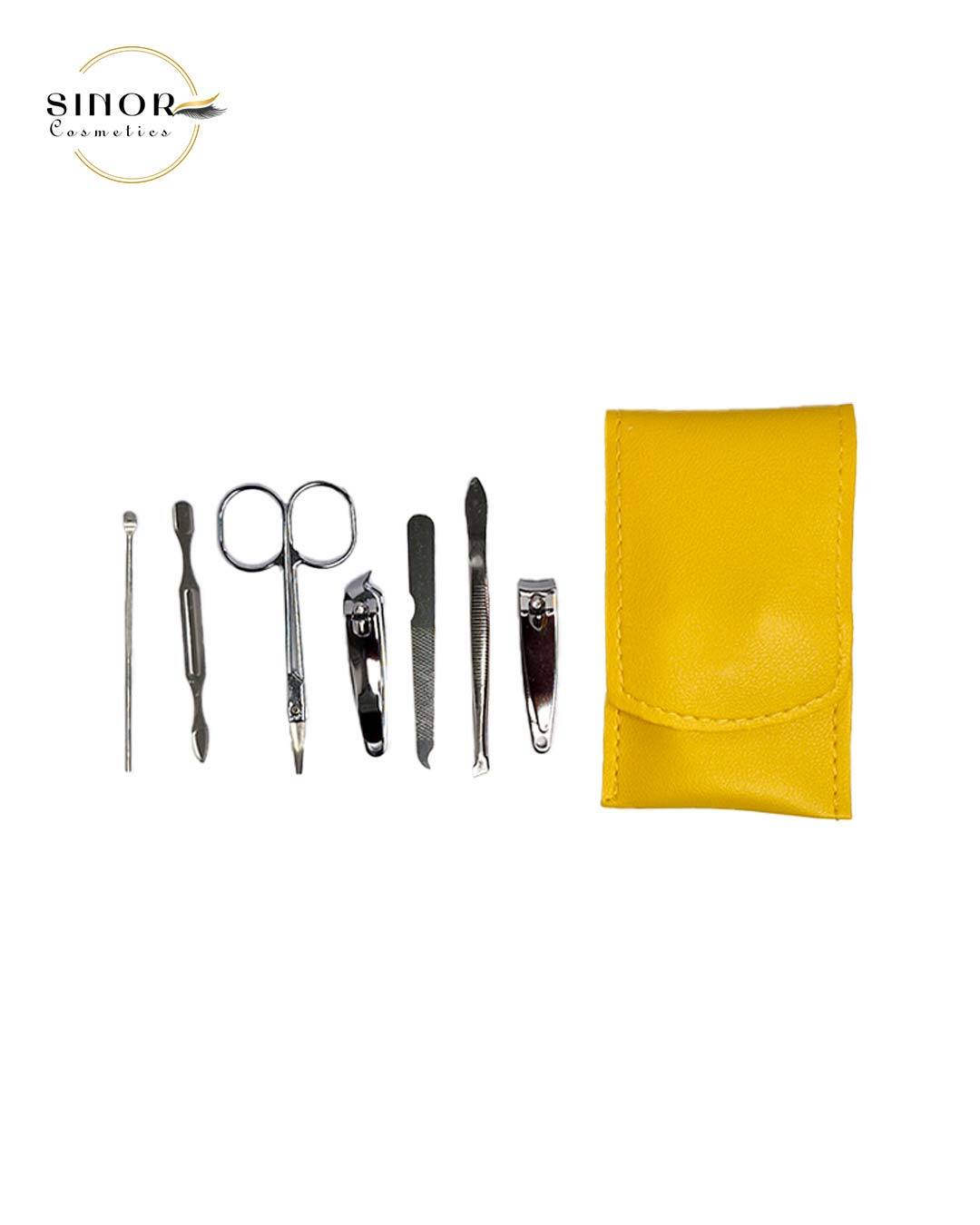  ست مانیکور 7 تکه با کیف چرمی 