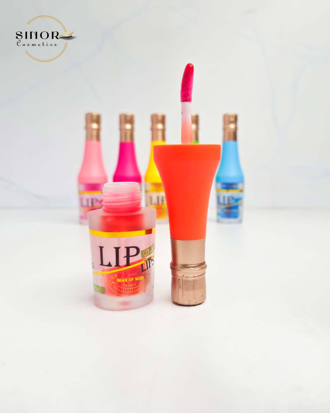  برق لب شامپاینی میوه ای Iman of noble 