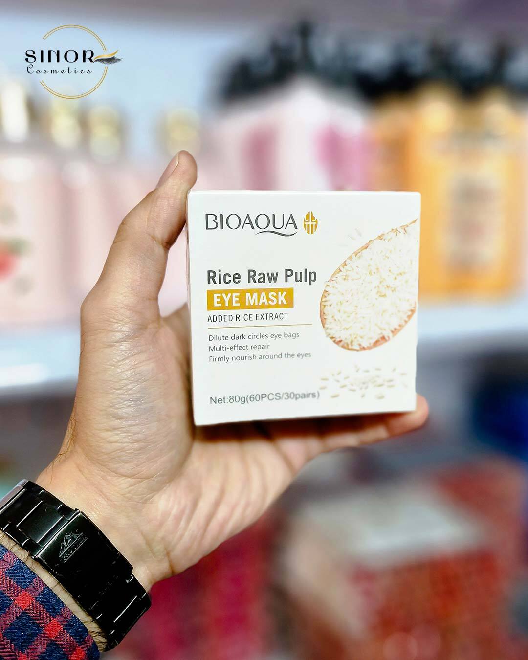  ماسک زیر چشم برنج بیو آکوا 